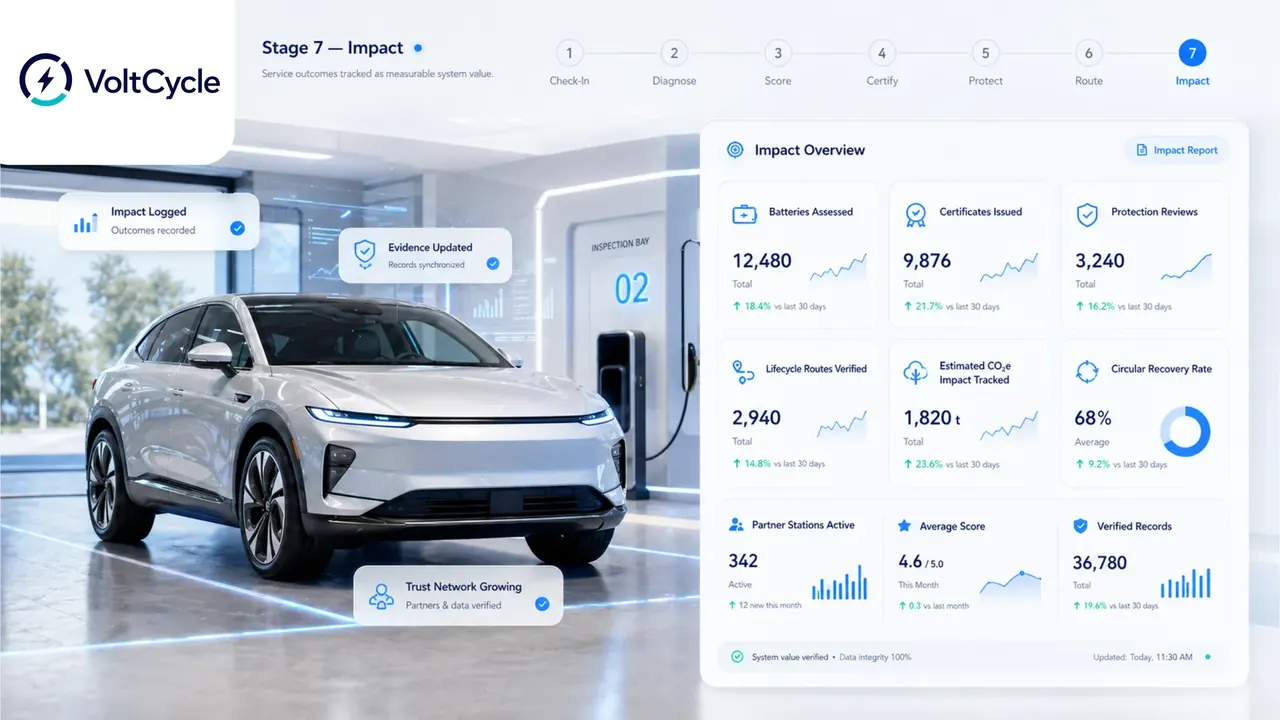 Impact — Outcomes tracked & verified.
